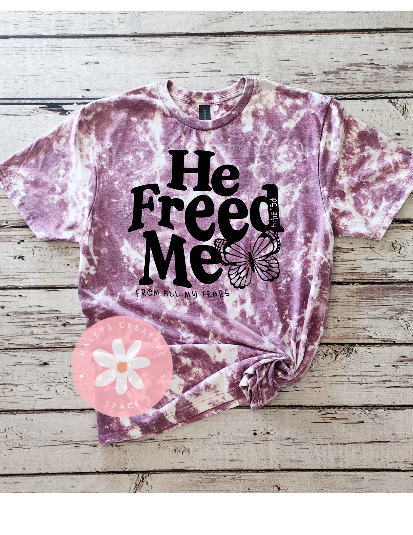 RELIGIOUS TEE (ACID WASH BLEACHED)