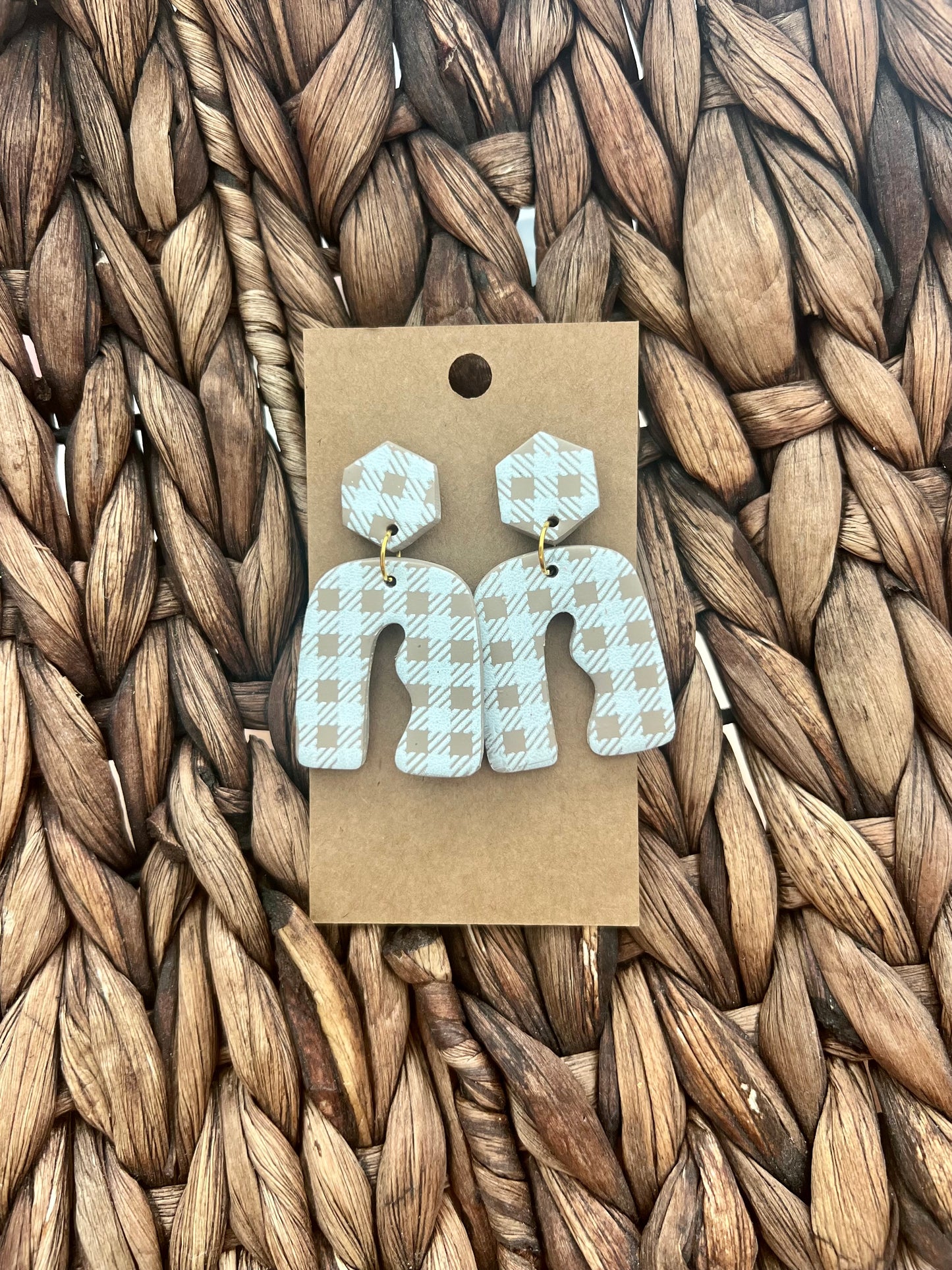 GINGHAM DANGLE
