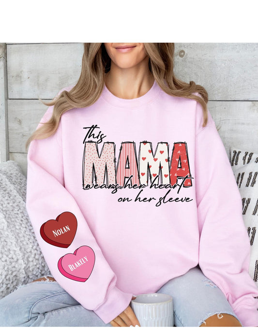 PERSONALIZED MAMA SWEATSHIRT